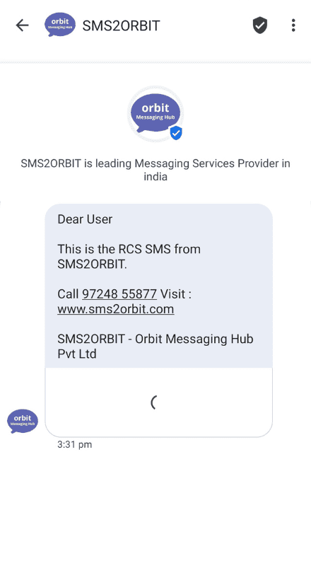 RCS Basic Messages feature supporting simple text communication up to 160 characters without media or call-to-action buttons.